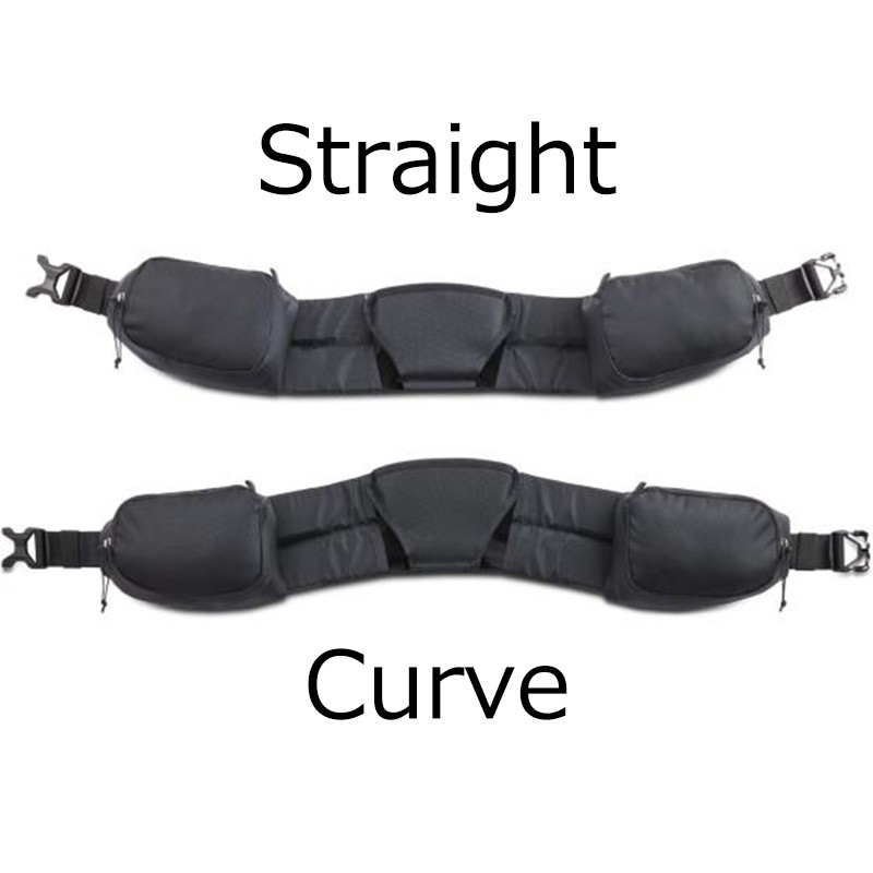 [最短当日出荷] Gossamer Gear PVT Hipbelt with Pockets-Curve Black [ゴッサマーギア]