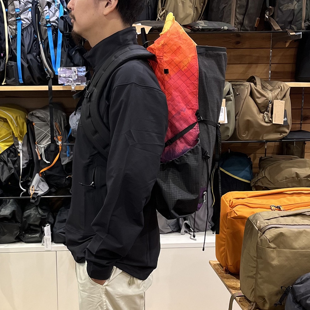 LITEAF Printed Ecopak 20L Curve Frameless Tropic Sunset [ライト