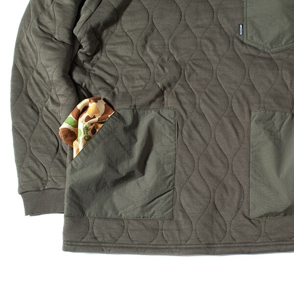 Grip Swany Camp Pocket Quilt Crew Olive [グリップスワニー] ブランド一覧,Grip Swany