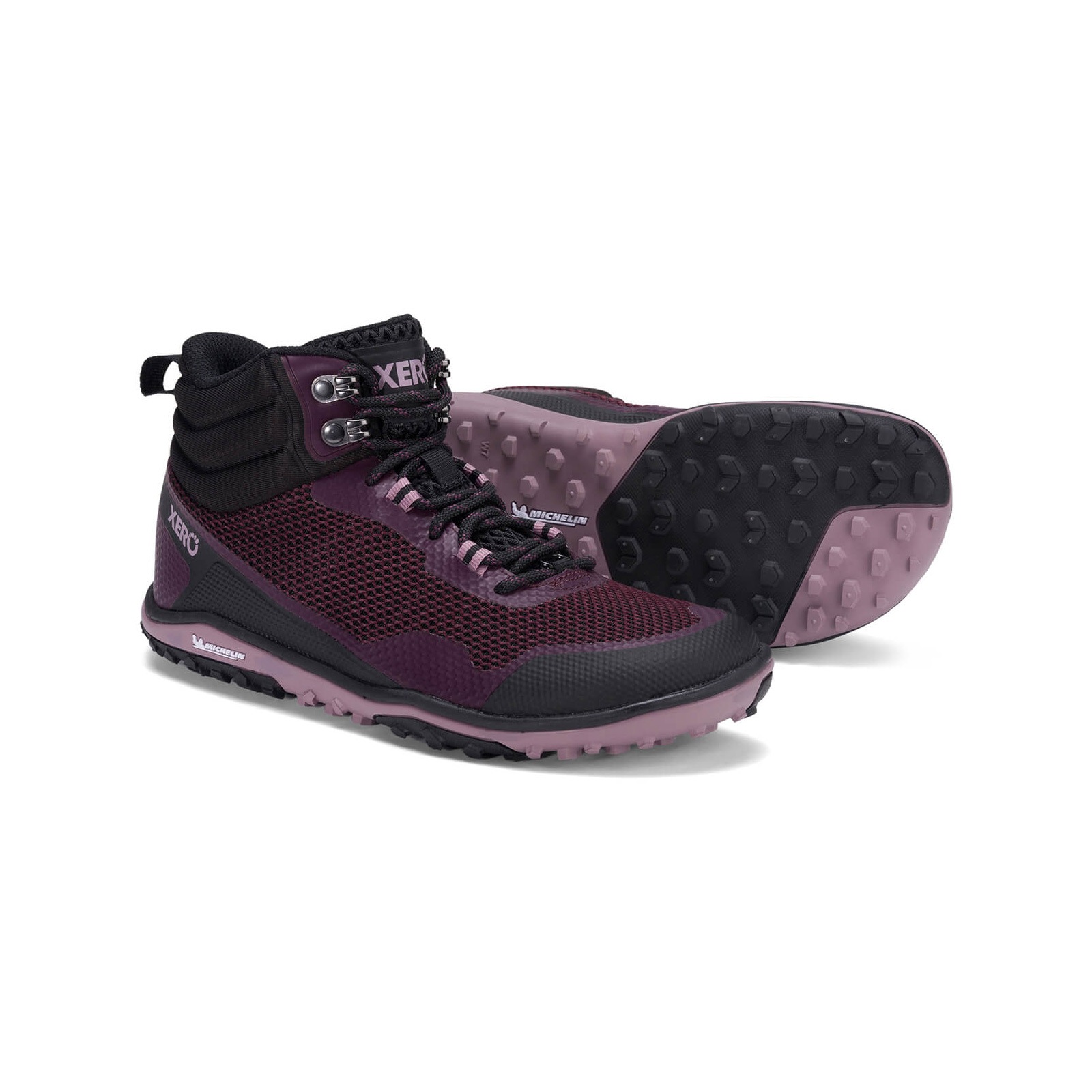 Xero Shoes Womens SCRAMBLER MID Black / Fig [ゼロシューズ]