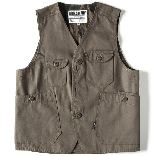 Grip Swany FIREPROOF WORK VEST ダークオリーブ [グリップスワニー]