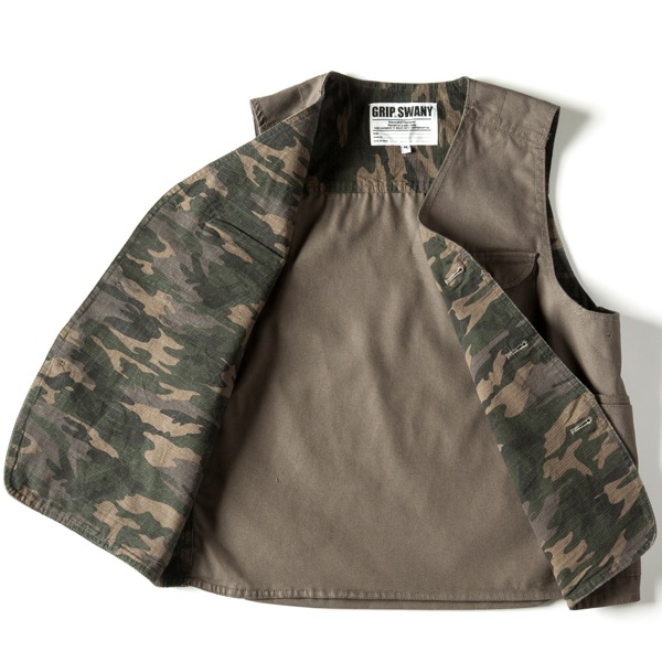 Grip Swany FIREPROOF WORK VEST ダークオリーブ [グリップスワニー]