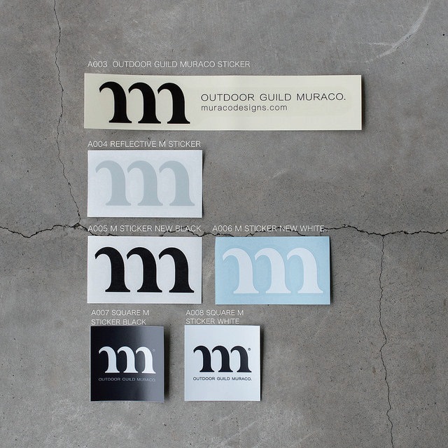 [当日出荷可][50%OFF] MURACO SQUARE m STICKER WHT [ムラコ]