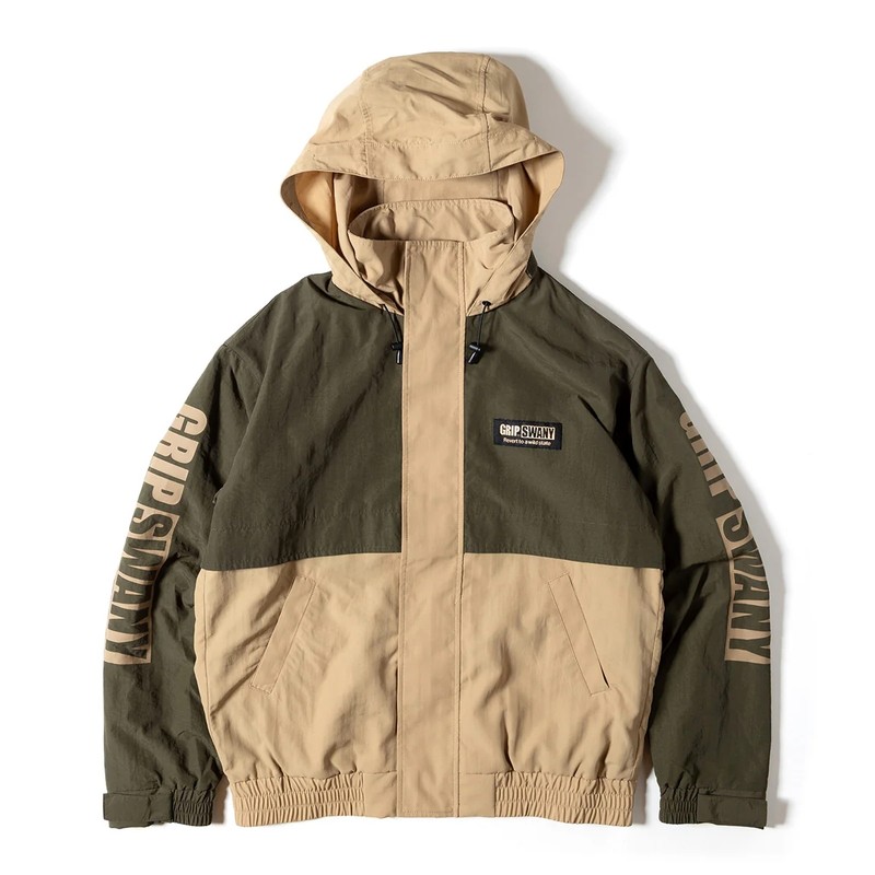 Grip Swany GS WIND JACKET KHAKI×BEIGE [グリップスワニー]