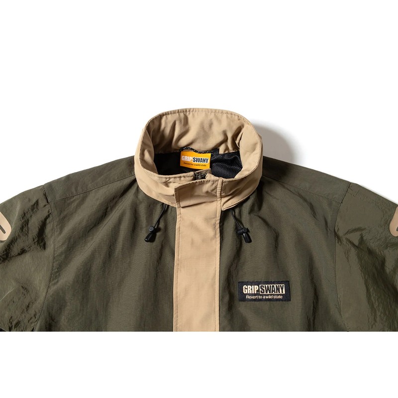 Grip Swany GS WIND JACKET KHAKI×BEIGE [グリップスワニー]