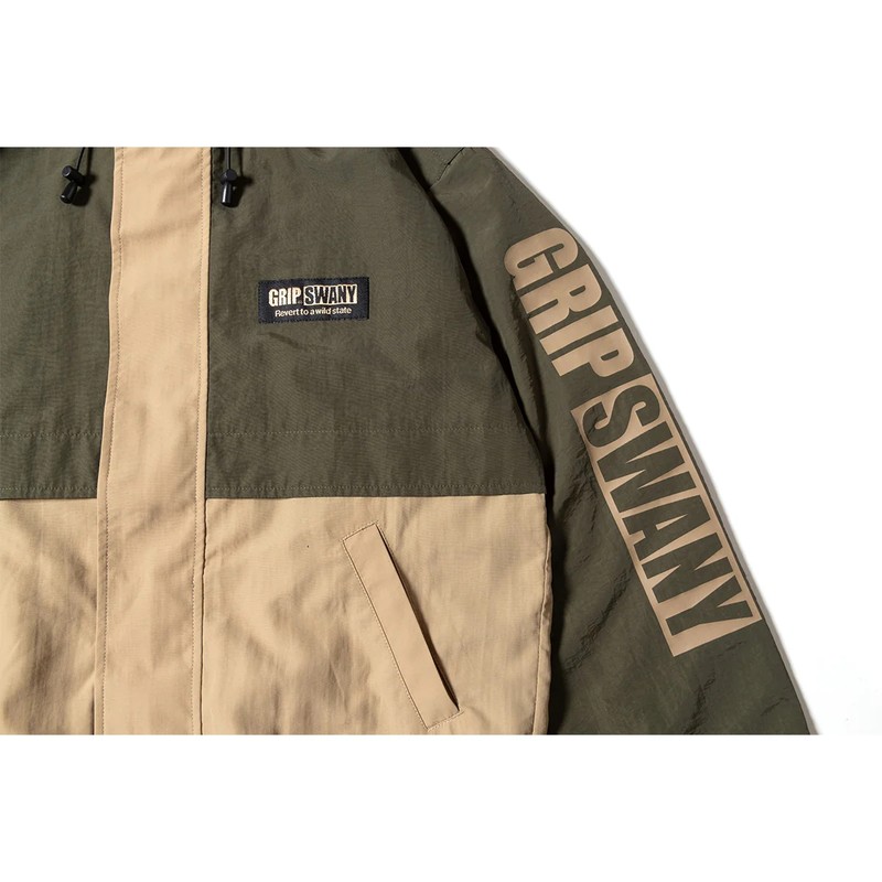 Grip Swany GS WIND JACKET KHAKI×BEIGE [グリップスワニー]