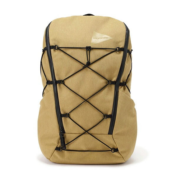 and wander heather backpack beige [アンドワンダー]