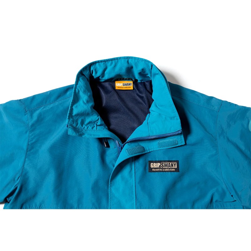Grip Swany GS WIND JACKET TURQUOISE×BLUE [グリップスワニー]