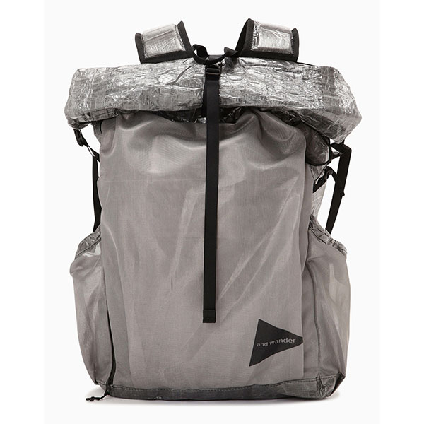 and wander Dyneema backpack charcoal [アンドワンダー]