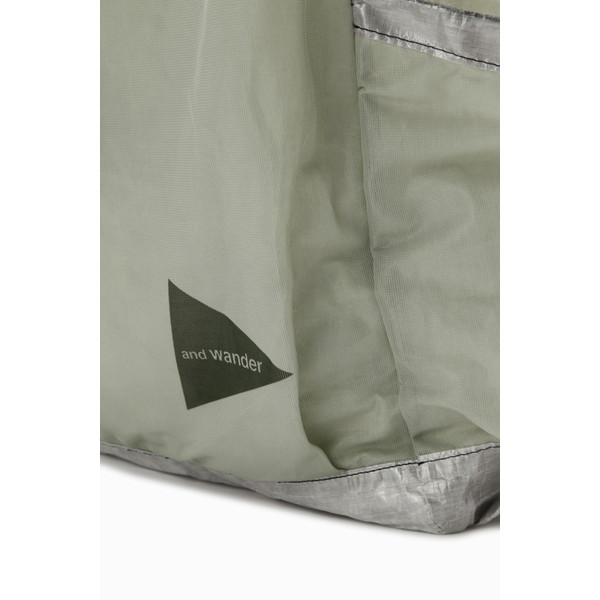 and wander Dyneema backpack charcoal [アンドワンダー]