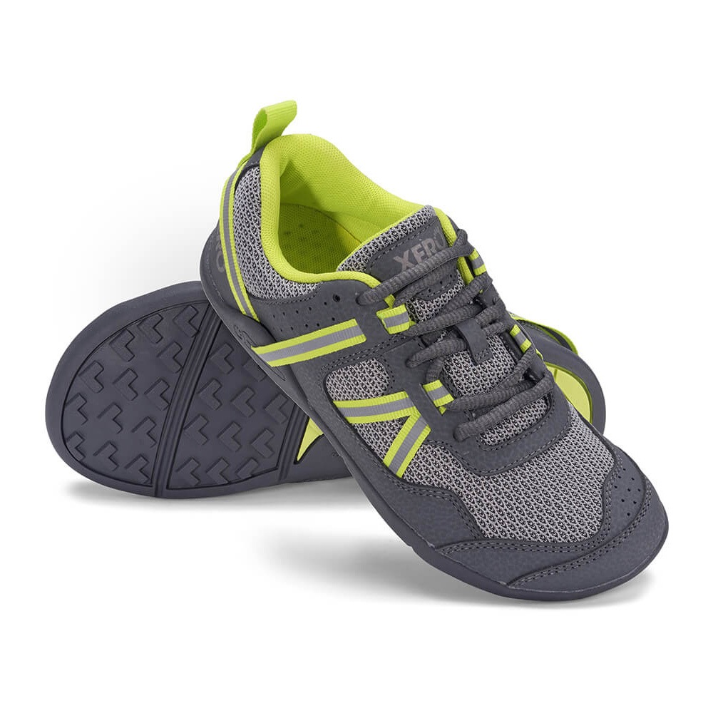 Xero Shoes Kids PRIO YOUTH Gray/Lime [ゼロシューズ]