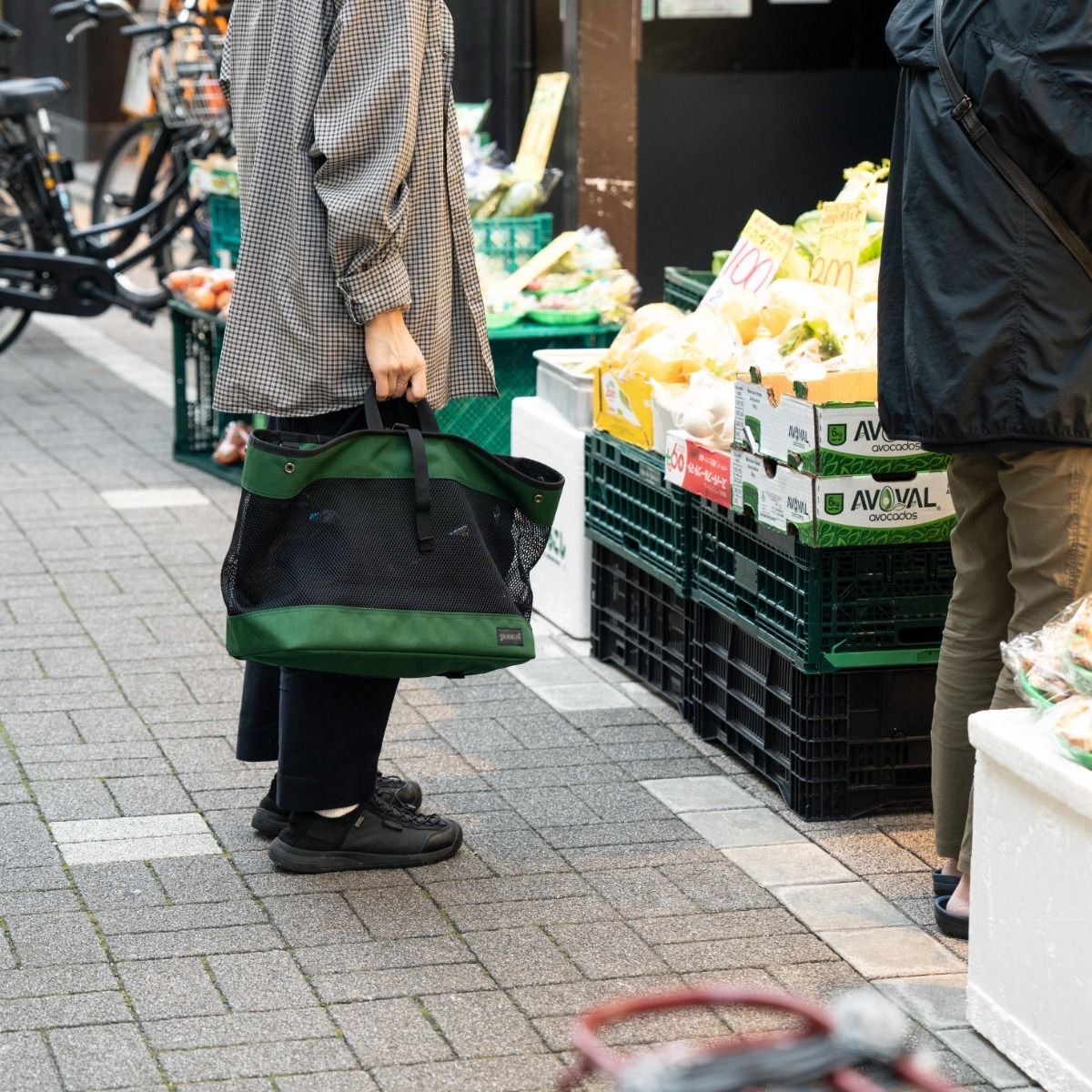 BLUE LUG brompton basket bag フレームあり forest green [ブルーラグ]