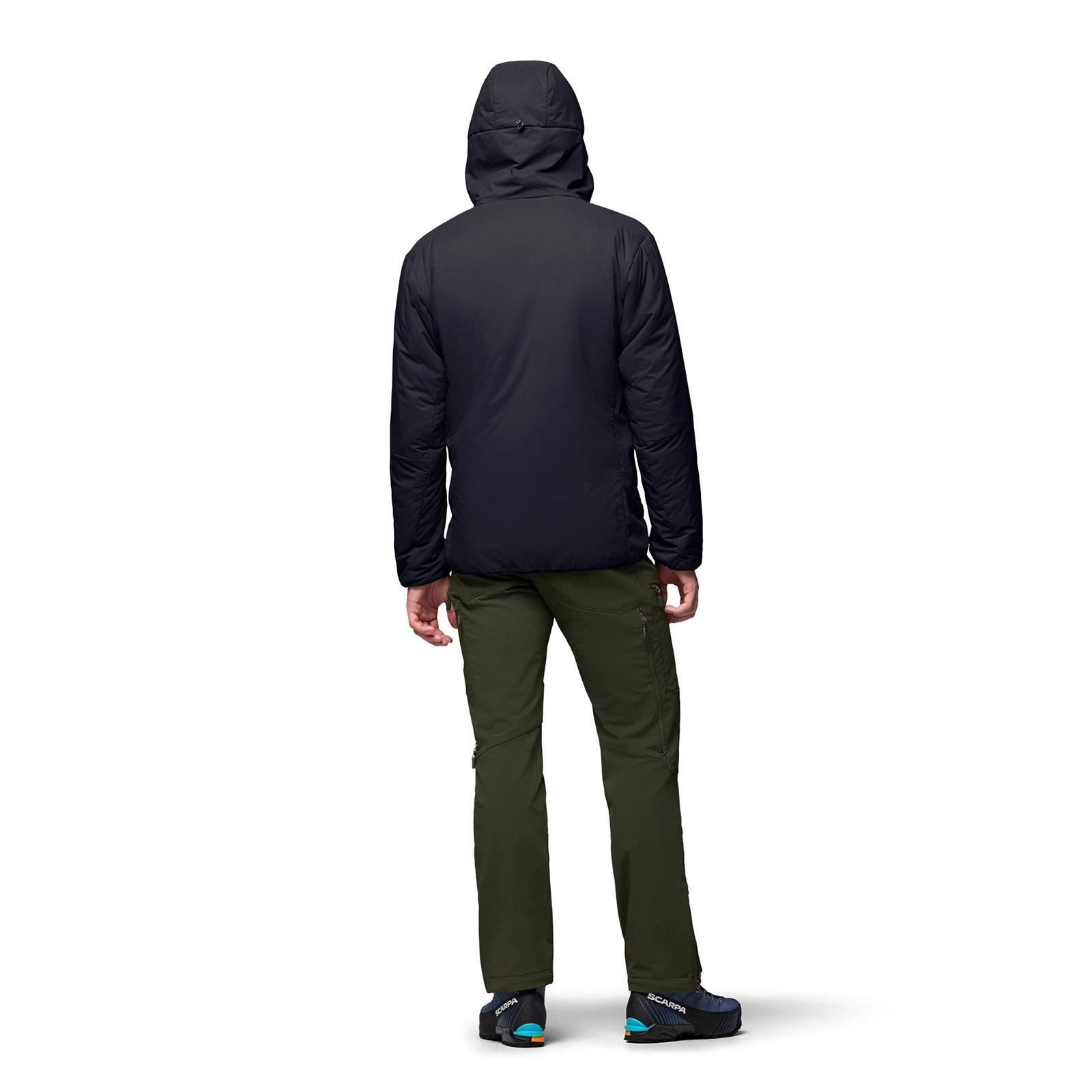 NORRONA FEMUND THERMO60 ZIP HOOD Mens Caviar [ノローナ]