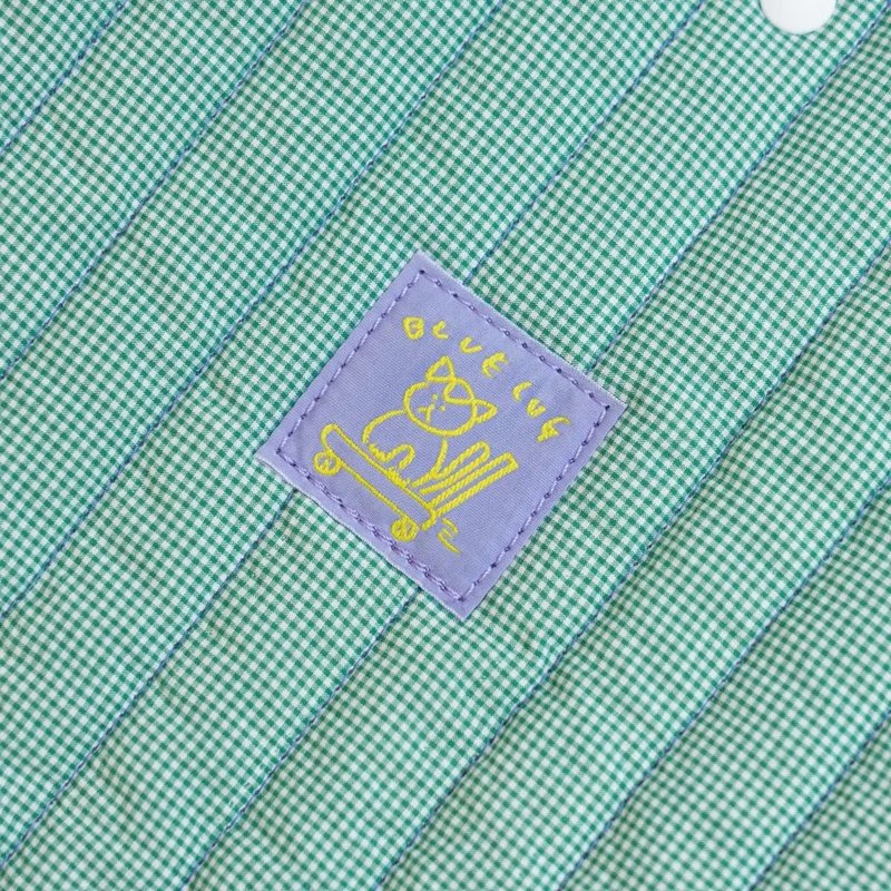 BLUE LUG padding pc sleeve 13-14inch green check [ブルーラグ]