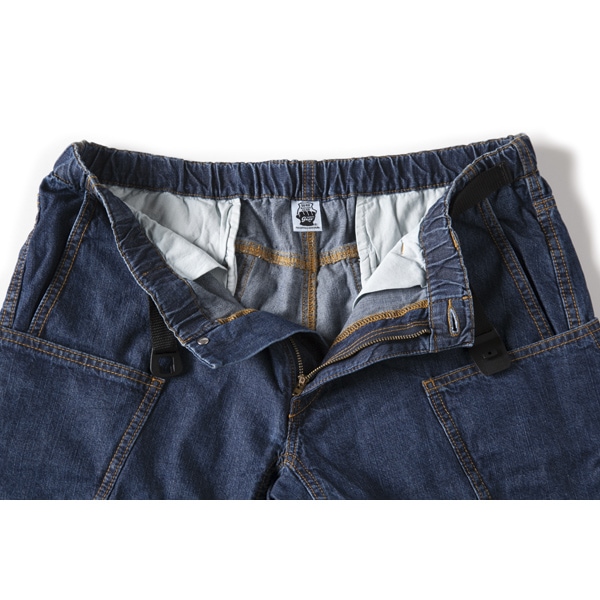 Grip Swany DENIM CAMP SHORTS インディゴ [グリップスワニー]