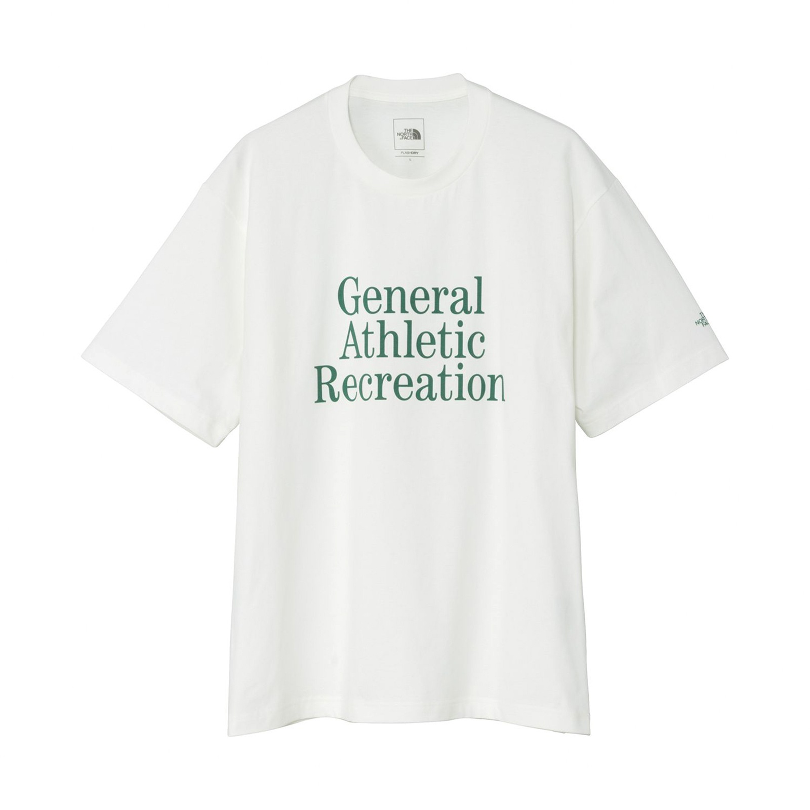 [50%OFF] THE NORTH FACE GAR Typographic White S/S Tee ホワイト×グリーン [ザ・ノース・フェイス]
