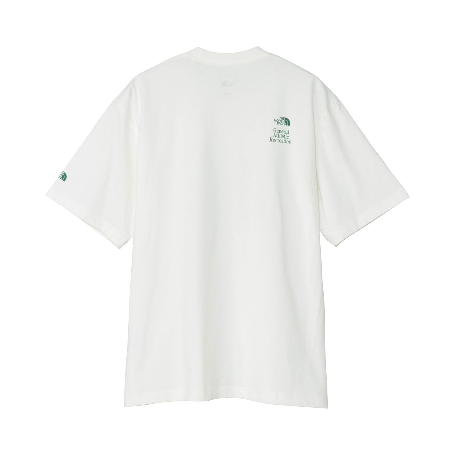 [50%OFF] THE NORTH FACE GAR Typographic White S/S Tee ホワイト×グリーン [ザ・ノース・フェイス]