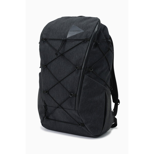 and wander heather backpack green [アンドワンダー]