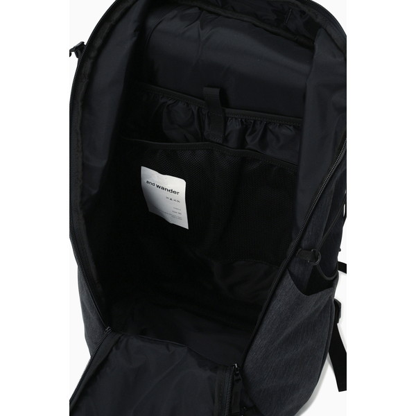 and wander heather backpack green [アンドワンダー]
