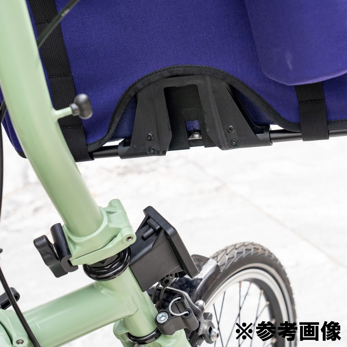 BLUE LUG brompton basket bag フレームあり green/blue [ブルーラグ]