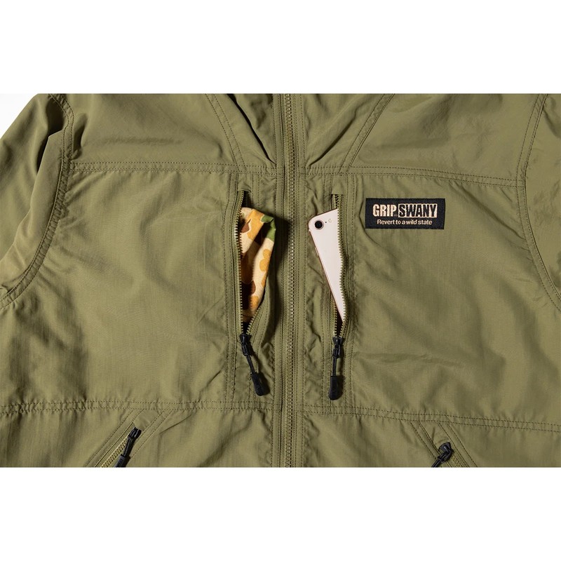 Grip Swany GS SUPPLEX PARKA OLIVE [グリップスワニー]
