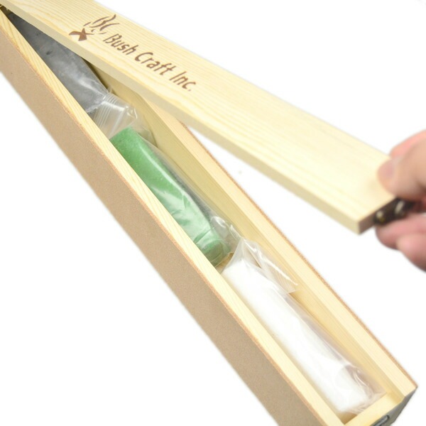 Bush Craft トリプルサイド BOX ストロップ（革砥） [ブッシュクラフト]