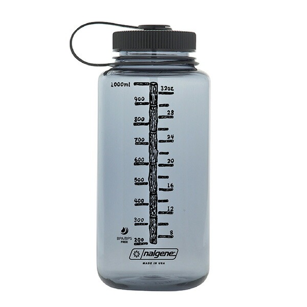 and wander and wander nalgen 1L Tritan black [アンドワンダー]