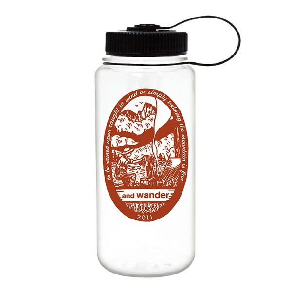 and wander and wander nalgen 0.5L Tritan red [アンドワンダー]