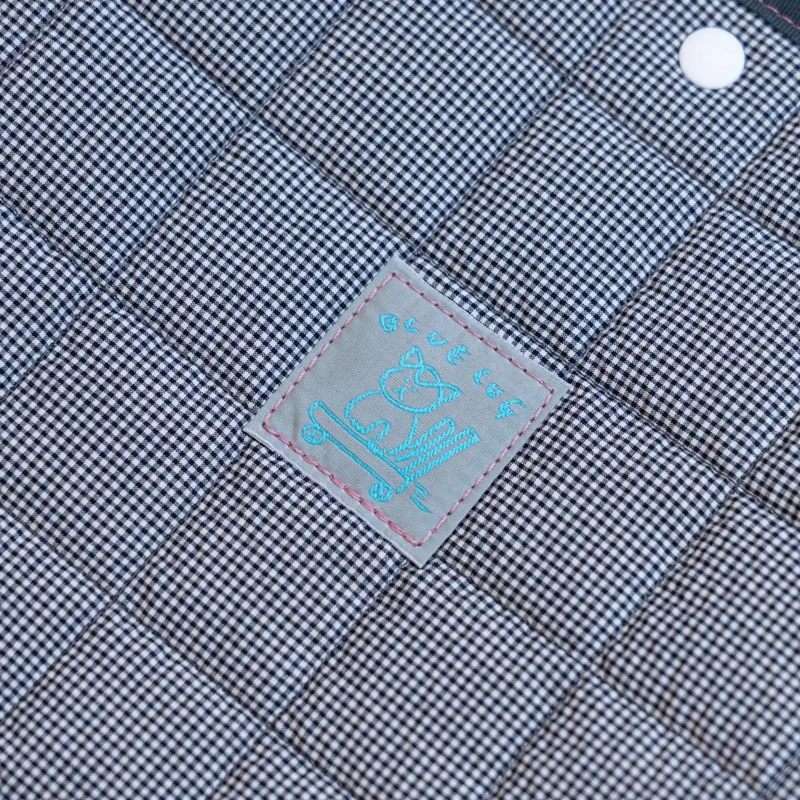 BLUE LUG padding pc sleeve 16inch navy check [ブルーラグ]