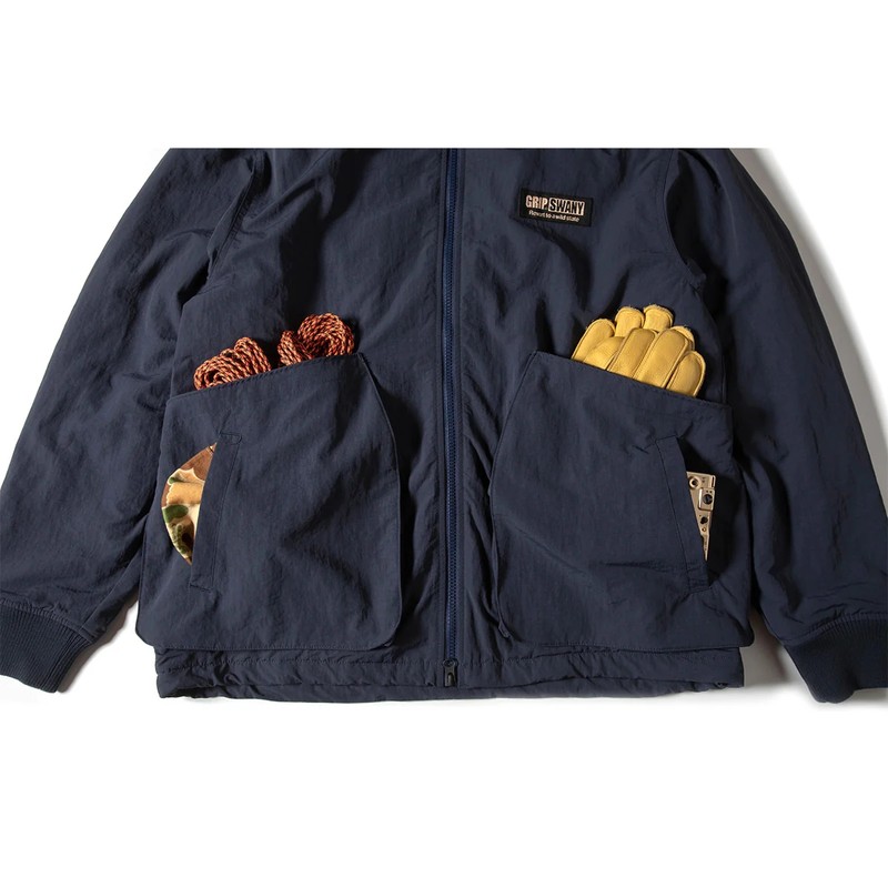 Grip Swany Polartec Lining Hoody Navy [グリップスワニー]