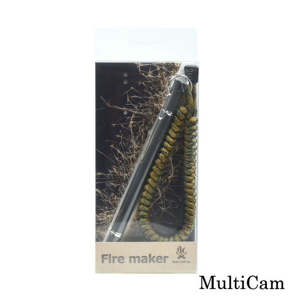Bush Craft メタルマッチ：ファイヤーメーカー ストライカーなし カモフラージュ [ブッシュクラフト]