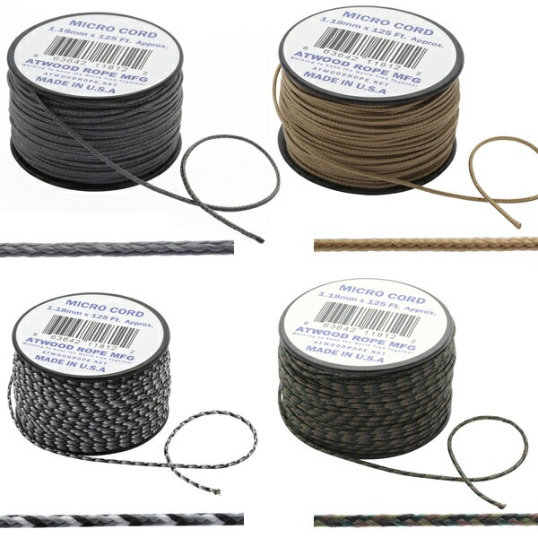 [当日出荷可][20%OFF] ATWOOD ROPE マイクロコード 1.18mm/38m [アトウッドロープ]