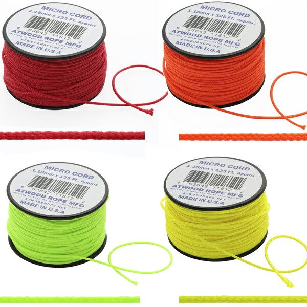 [当日出荷可][20%OFF] ATWOOD ROPE マイクロコード 1.18mm/38m [アトウッドロープ]
