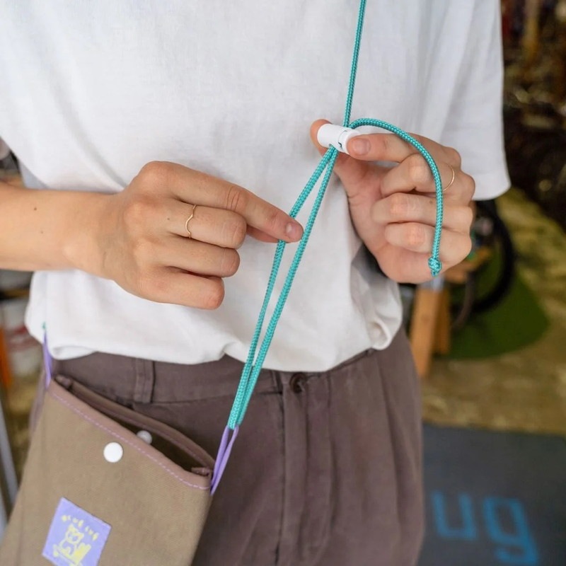BLUE LUG mini sacoche mesh navy/purple [ブルーラグ]