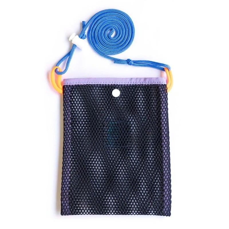 BLUE LUG mini sacoche mesh navy/purple [ブルーラグ]