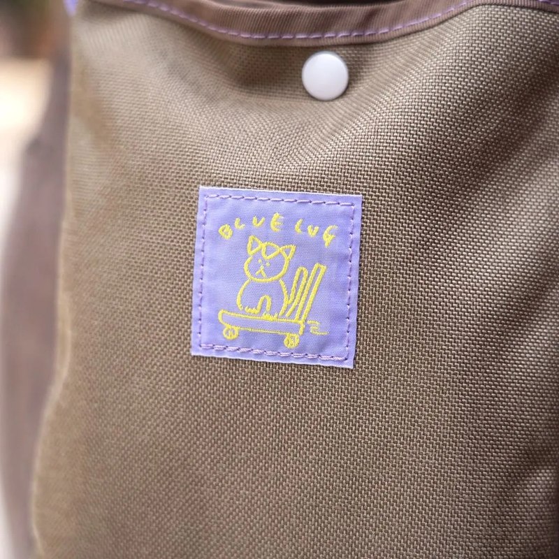 BLUE LUG mini sacoche mesh navy/purple [ブルーラグ]