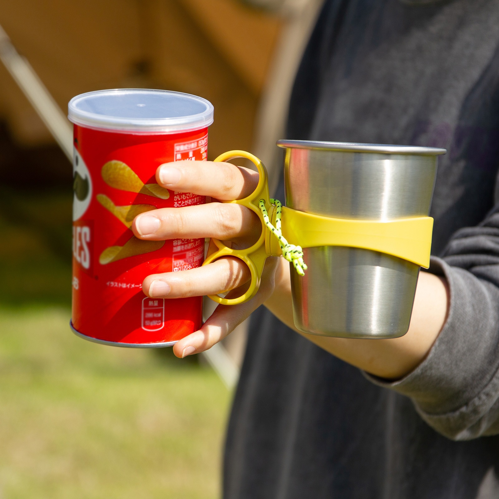 DOUBLE CUP HOLDER DOUBLE CUP HOLDER イエロー [ダブルカップ