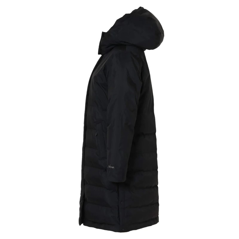 NANGA AURORA DOWN HALF COAT Women BLK [ナンガ]