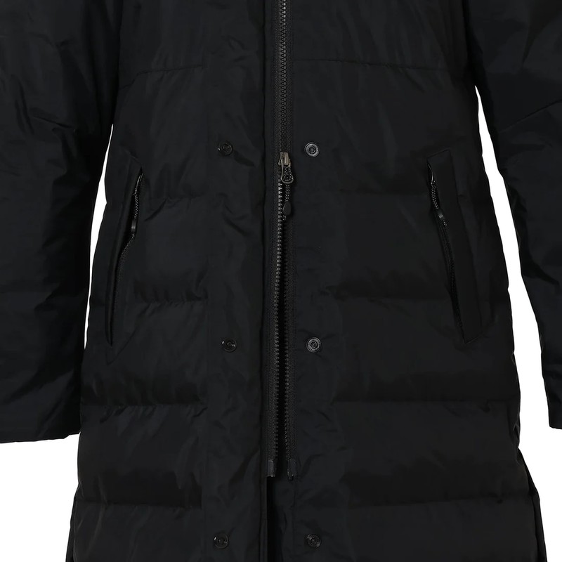 NANGA AURORA DOWN HALF COAT Women BLK [ナンガ]