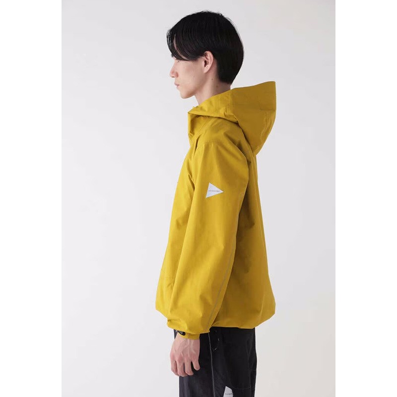 当日出荷可] and wander 2.5L hiker rain jacket black [アンド