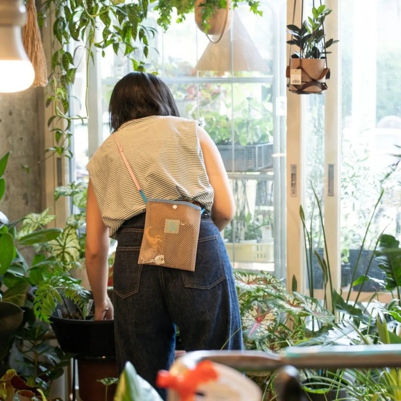 BLUE LUG mini sacoche mesh grey/grey [ブルーラグ]