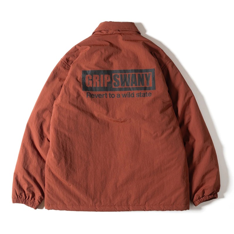 Grip Swany Insulated Coach Jkt Red Brown [グリップスワニー]
