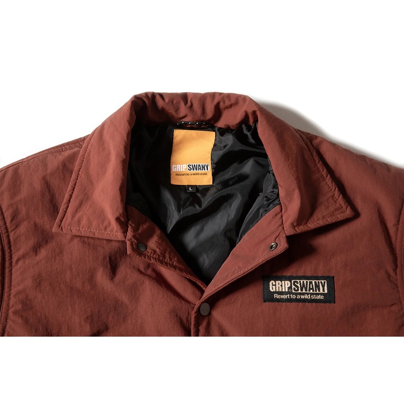 Grip Swany Insulated Coach Jkt Red Brown [グリップスワニー]