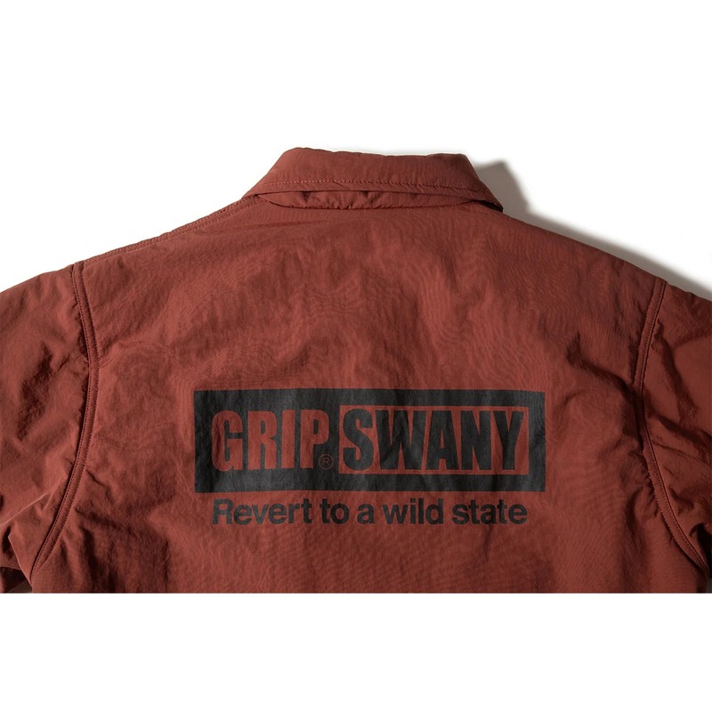 Grip Swany Insulated Coach Jkt Red Brown [グリップスワニー]