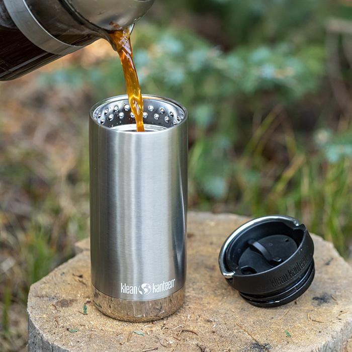 klean kanteen TKワイド12oz w/Cafe ステンレス [クリーンカンティーン]