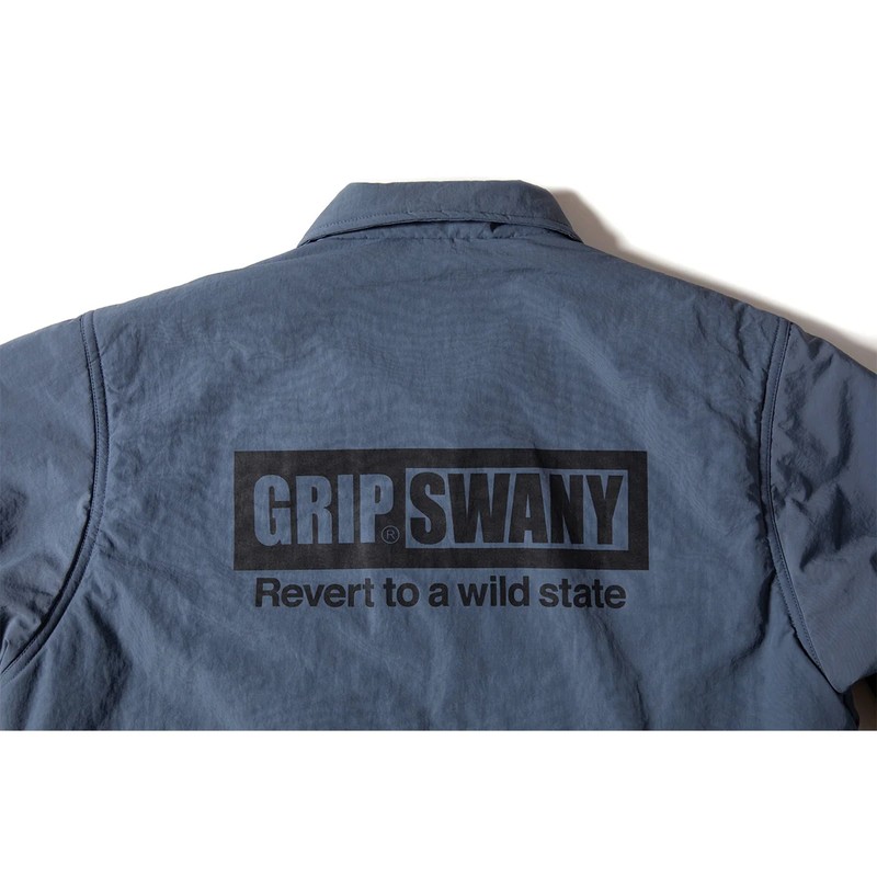Grip Swany Insulated Coach Jkt Slate Blue [グリップスワニー]