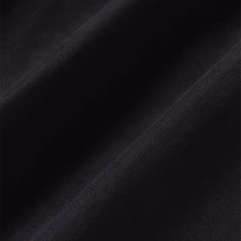 [当日出荷可] and wander side zip hem pants black [アンドワンダー]