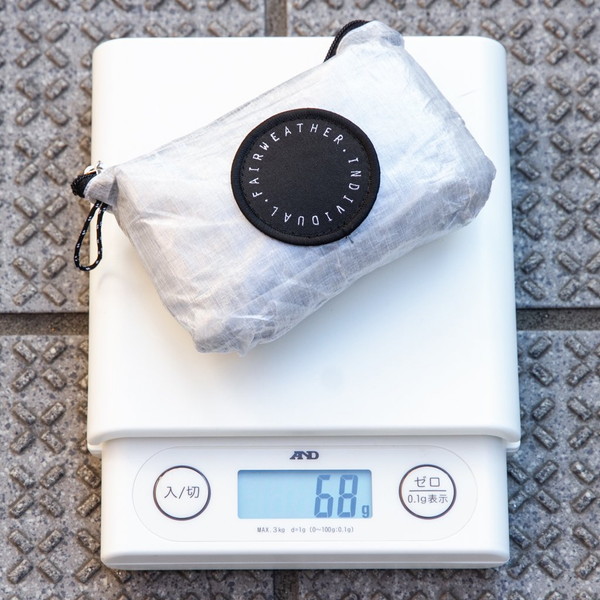 [当日出荷可] FAIRWEATHER packable sacoche dyneema/blue [フェアウェザー]