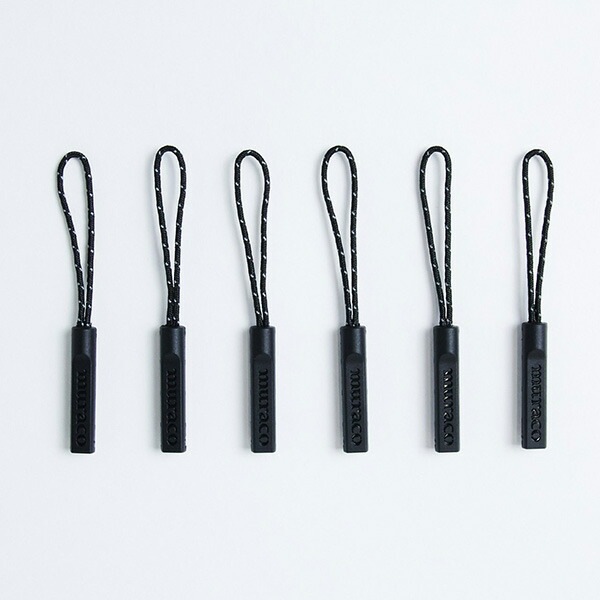 MURACO Cylinder-Shaped Zipper Pulls [ムラコ]
