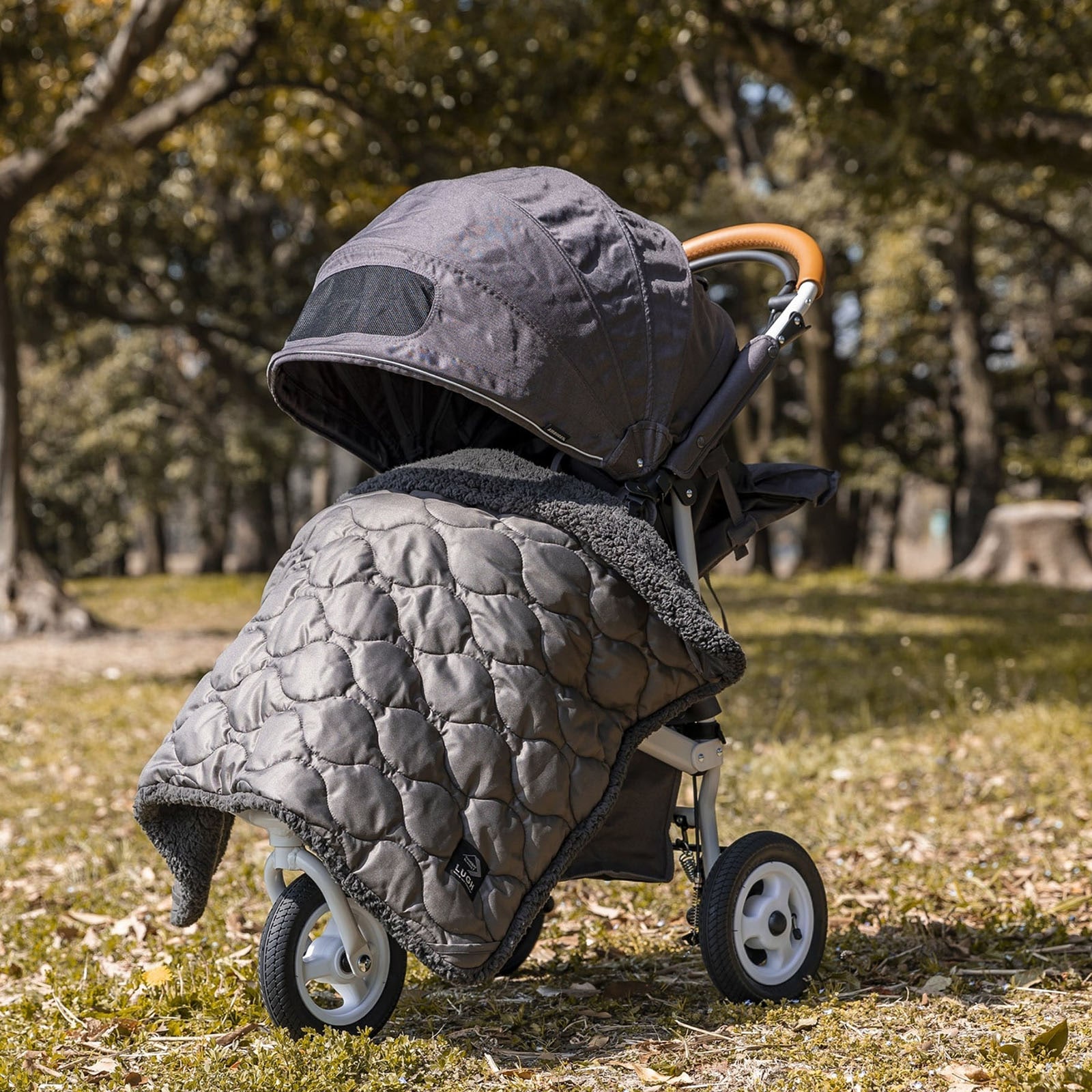 魔法瓶ブランケット　LUGHフォギーブラック LUGH 魔法瓶ブランケット classic フォギーブラック XSサイズ [ルー]